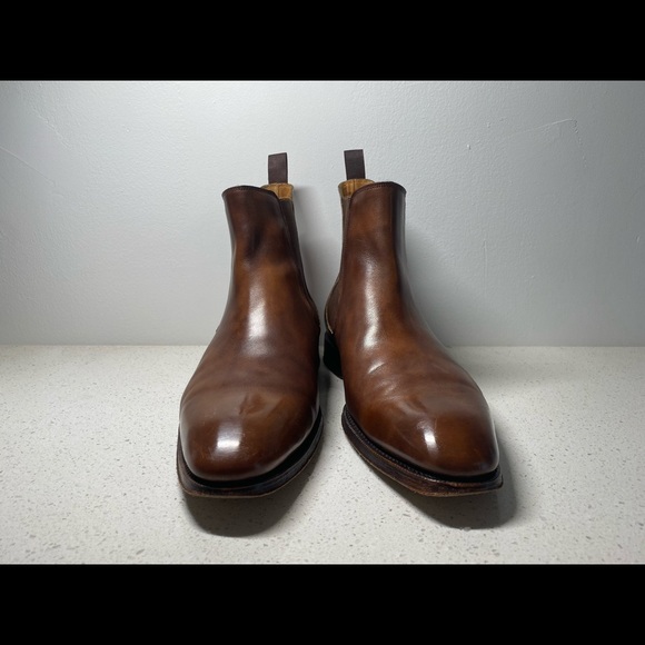 (SOLD) Sz9.5 Meermin Mallorca Brown Chelsea Boots - Picture 3 of 8